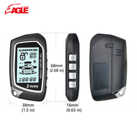 Système d'alarme de voiture universel intelligent 12V avec télécommande LCD bidirectionnelle, démarrage à distance, sécurité et anti-brouillage longue portée