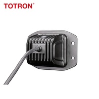 Projecteur LED tout noir 40W Spot/Flood IP67 étanche pour voiture et camion