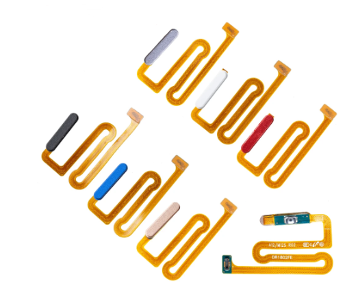 Power Switch on OFF Home Button Side Key Flex Cable No Fingerprint Touch ID for Samsung Galaxy A12 A125 M12S M127 Home FLEX