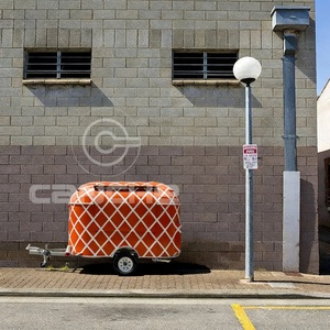 2025 Design attrayant Street Catering Trailer Mobile Food Tuck avec Bbq Pizza Burgers Snack - Product Image 1