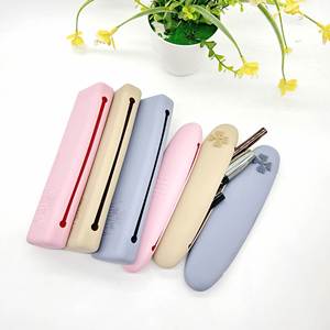 Portable Hot Silicone Brush Holder Waterproof Travel <b>Makeup</b> Bag Storage Pouch <b>Case</b> - Product Image 2