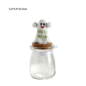 Cute Spooky Pumpkin Resin Candy <b>Jar</b> for Halloween Decoration Resin Lid Gift <b>Jar</b> - Product Image 6
