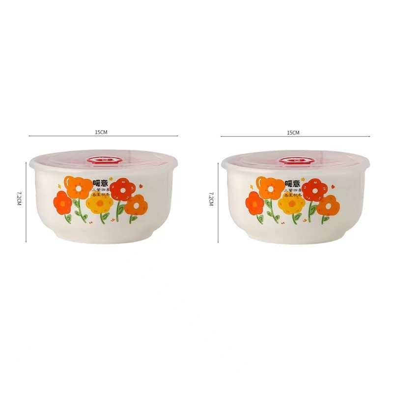 Coperchi bianchi Warm-2 per ciotole da 6 pollici