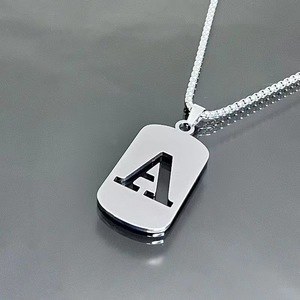 INS Hot A-Z Selling English Letter American-Style Necklace for Students Non-Fading Steel Necklace - Product Image 1