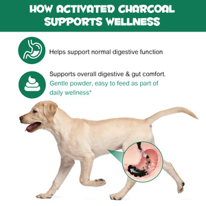 Carbón Activado en Polvo de Grado Alimenticio Oimmal para Perros, Gatos <span class=keywords><strong>y</strong></span> Todas las Mascotas, Carbón para Perros, Envenenamiento, Salud Digestiva - Product Image 4