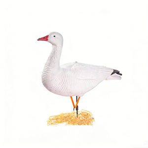 Realistic EVA Snow Goose Hunting <b>Decoy</b> with Stand Stake - Foldable Waterproof UV-Resistant Waterfowl Bait - Product Image 2