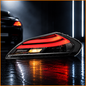 ไฟท้าย LED แบบ Plug & Play สีรมควันสำหรับ BMW Z4 E89 ปี 2009-2016 ดีไซ<span class=keywords><strong>น</strong></span>์ Venom พร้อมเอฟเฟกต์เปิด-ปิดแบบได<span class=keywords><strong>น</strong></span>ามิก OLED รูปแบบ M4 - Product Image 6