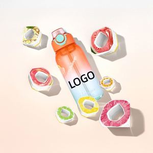 Dropship Food Grade Bpa Free Flavor Water <b>Bottle</b> Plastic Water <b>Bottle</b> With Flavor Pod - Product Image 1