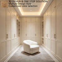 Armoire Pliable de Luxe Léger pour Chambre à Coucher, en Contreplaqué Crème, Gain de Place, Autoportante, Fermeture Douce, Montage Facile, Étagères Ajustables