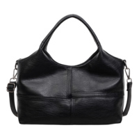 Tas Tote Vintage Besar Wanita Bahan Kulit PU dengan Tali Selempang yang Dapat Disesuaikan untuk Perjalanan Sehari-hari