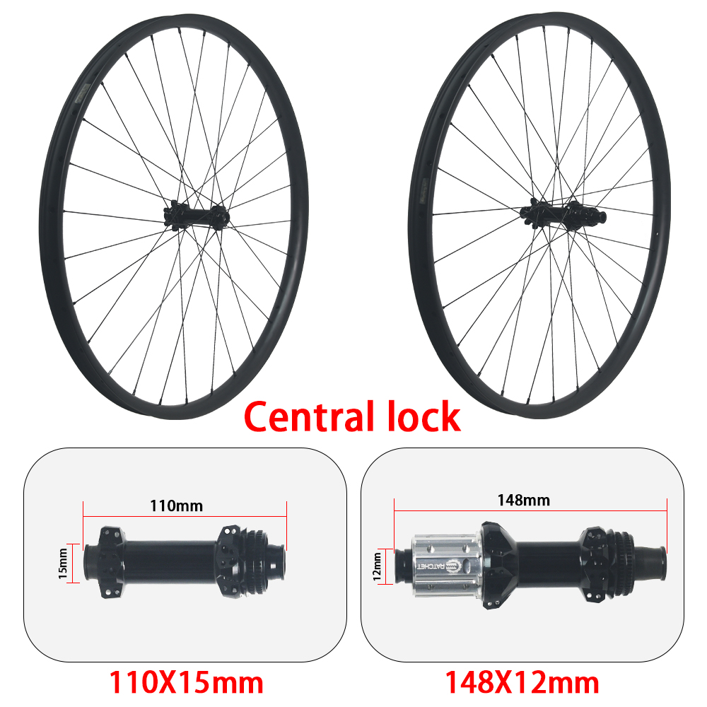 black   Six holes110*15/148*12mm
