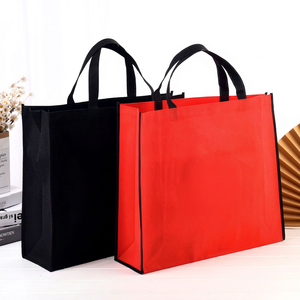 Bolsa de tela no tejida ecológica, bolsa de compra promocional personalizada con impresión de logotipo, gran oferta - Product Image 1