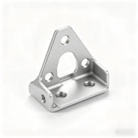 Supports et montures en aluminium usinés CNC sur mesure pour équipements d'automatisation