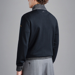 <span class=keywords><strong>Cardigan</strong></span> in Misto Lana per Uomo Personalizzabile OEM&ODM, Traspirante, Anti-Pilling, a Maglia, Manica Lunga, Casual, Collo Tondo con Cerniera - Product Image 2