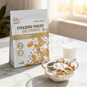 Yogur <span class=keywords><strong>con</strong></span> Semillas de Chía y Avena Crujiente, Cereal de Avena Integral Instantáneo para un Desayuno Saludable - Product Image 2