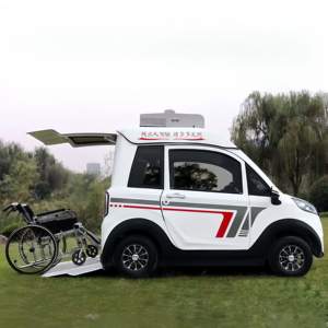 Furgoneta de Movilidad Eléctrica de 4 Ruedas con Acceso para Sillas de Ruedas, Vehículo con Rampa Plegable para Discapacitados, Uso Interior y Exterior - Product Image 2