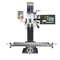 Machine à percer et à fraiser FS-7028VS, moteur de qualité industrielle, vitesse variable, perçage, fraisage, taraudage, acier, aluminium, cuivre