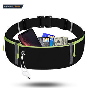 Viel versprechende schlanke Taille Taschen gürtel Wasserdicht verstellbare Sport Pack Tasche Fitness Taillen tasche Lauf gürtel für Frauen Männer - Product Image 3