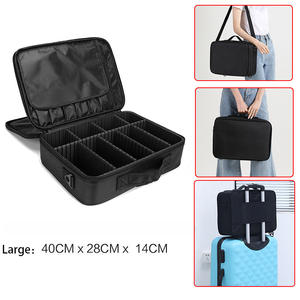 Maletín de <span class=keywords><strong>Maquillaje</strong></span> al por Mayor OEM/ODM, Organizador de Brochas Cosméticas de Gran Capacidad Personalizado <span class=keywords><strong>para</strong></span> Maquilladores, Salones de Belleza y Estudios - Product Image 5