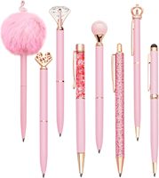Assez mignon étincelant Journal Kit stylo ensemble Nicole paillettes papeterie marée journal stylos cadeaux pour filles femmes mariage