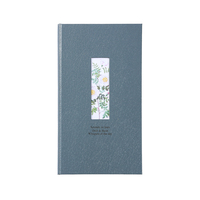Organisateur/Agenda en Papier Texturé Spécial A5 avec Découpe Florale Vintage, Reliure Cousue, Couverture Rigide, Journal d'Étudiant, Cadeau