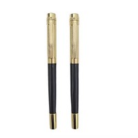 Stylo Roller Miniature de Luxe Personnalisé Professionnel pour Promotion, Stylos Signature Noirs, Ensemble de Papeterie d'Écriture avec Étui