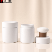 Poudre compacte minimaliste 20g avec éponge douce, flacon vide rechargeable pour poudre fixante, fournitures d'emballage