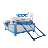 Machine de fabrication de conduits carrés pour système HVAC, ligne automatique de conduits 3 avec commande Siemens
