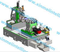Centro de Mecanizado CNC de Torreta Horizontal Automática de 12 Ejes, Nuevo y Avanzado, para Sistema de Control con Precisión de 0.005 mm para la Industria Automotriz