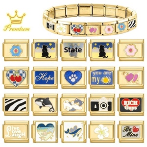 Composants de bijoux créatifs et tendance, plaqués or, avec pendentif quadrilatère, pour bracelets, colliers, bagues et chaînes de cheville - Product Image 5