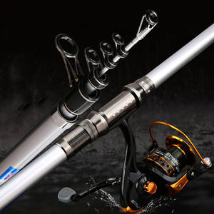 <span class=keywords><strong>Canne</strong></span> à pêche à la mouche en <span class=keywords><strong>haute</strong></span> <span class=keywords><strong>mer</strong></span> pour grand jeu 3.6m-5.4m surf télescopique en fibre de carbone pour les espèces cibles de crevettes de <span class=keywords><strong>mer</strong></span> rapide pour le lac - Product Image 4