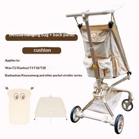 Sac de rangement suspendu Xiaohuzi pour poussette, accessoires de voiture, en PVC/Nylon, grande capacité, compartimenté
