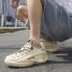 Sandales de plage pour hommes, style été 2026, antidérapantes, en EVA, sabots à bout fermé, chaussures aquatiques - Product Image 4