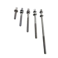 Tiges de tension de tambour chromées de haute qualité M5/M6, vis universelles, accessoires de quincaillerie durables pour batterie standard