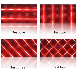 KENSUN hàng tồn kho sẵn sàng để tàu dip546 P10 Màu Đỏ duy nhất dẫn mô-đun 320*160 mét P10 ngoài trời đơn sắc dẫn mô-đun - Product Image 4