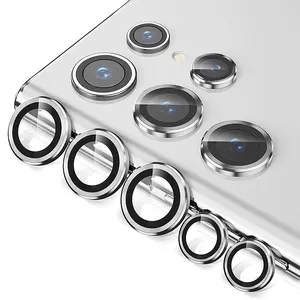 Camera Lens Protector for Galaxy Samsung S22 Ultra easy install 3D Back Lens Phone Tempered glass for s23 s25 s24 s21 plus