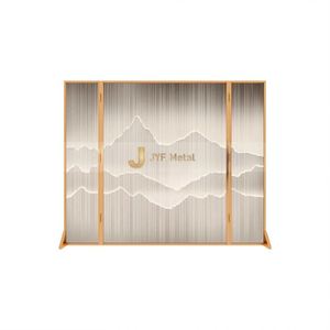 ANN2133 Durable Printed Modern Coated Glossy Stainless Steel Multi-Functional <b>Screen</b> <b>Partition</b> Custom Shapes for Luxury Projects - Product Image 2