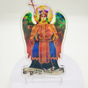 Holographic đôi bên in ấn lucite Keychain tùy chỉnh rõ ràng Acrylic standees - Product Image 1