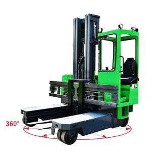 Çok yönlü Forklift 4 yollu Forklift 2000kg 3000kg 4000kg elektrikli Forklift Max 6m 8m ayarlanabilir çatal - Product Image 1