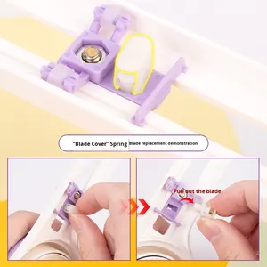 Pemotong Kertas Lingkaran Penuh Zequan Arc Positioning Cutting, Alat Pembuat Kartu Ucapan Planner Manual Handmade Grosir Baru - Product Image 5