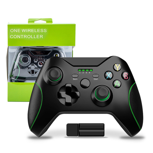 Customized ABS Material Vibration XboxONE Wireless Gamepad 2.4G Game Controller Compatible with PC WIN10 System