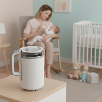 BAPHIYA électrique en acier inoxydable réglable température constante contrôle tactile fabricant d'aliments pour bébés chauffe-biberon chlore domestique