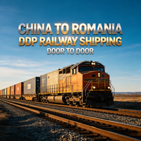 Expédition ferroviaire DDP Roumanie, solution de fret sans frais surprise, transitaire chinois, agent maritime, consolidation rapide