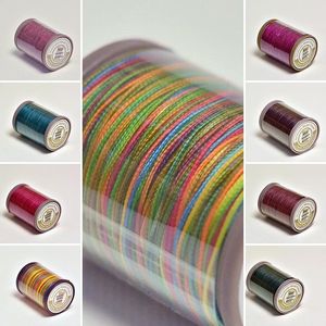 Fil à coudre à la main Xiange tresse fil de polyester ciré M40(0.45mm) 60 m/rouleau fil de cuir - Product Image 4