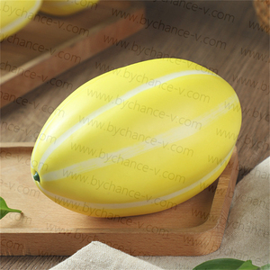 Melón Canario Artificial Decorativo, Centro de Mesa de Fruta Falsa Realista para Sala de Estar Moderna, Mesa de Cocina, Hotel, Decoración Interior - Product Image 5