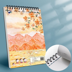 Papier recyclable personnalisé pour dessin en spirale, tampon vierge A3 A4, <span class=keywords><strong>carnet</strong></span> <span class=keywords><strong>de</strong></span> <span class=keywords><strong>croquis</strong></span>, livre <span class=keywords><strong>de</strong></span> <span class=keywords><strong>croquis</strong></span> pour artistes, peinture, 100% - Product Image 2
