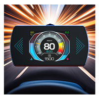 Último P12s OBD HUD Velocímetro ODO Meter 3 en 1 HUD Head up Display Auto Meter