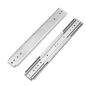 Side Mount 350mm 150lbs Metal Heavy Duty Ball Bearing Telescopic Slide Rail US General Macto Tool Box Drawer Slide