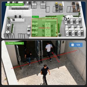 Caméra dôme GR-DFI-M8S GCraftsman 4K 8MP, style HIK VISION, caméra de sécurité IP à tourelle la plus vendue, vision nocturne intérieure/extérieure - Product Image 5