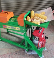 TX Meilleure Vente Électrique Automatique Mini Machines Agricoles Égreneuse de Maïs Décortiqueuse Batteuse Éplucheuse à Essence